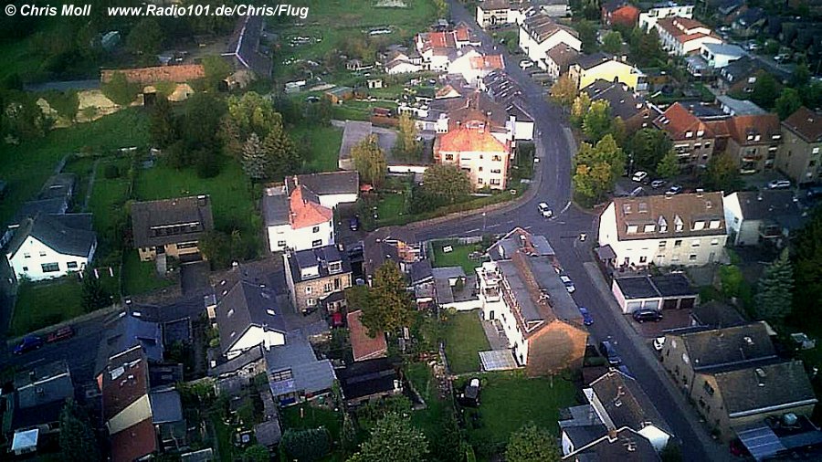 Eschweiler-Nothberg, Luftaufnahme aus einem Spielzeughelikopter